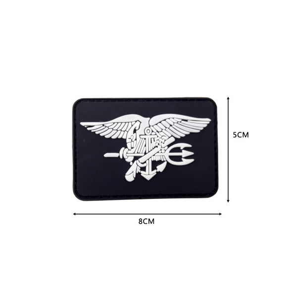 Military Tactical 'Navy Seal | Logo' PVC Rubber Velcro Patch