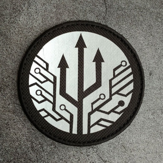 SCP Logo 'Skynet | Reflective | 1.0' Embroidered Velcro Patch