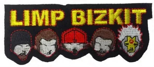 Music 5" 'Limp Bizkit | Heads' Embroidered Patch Set