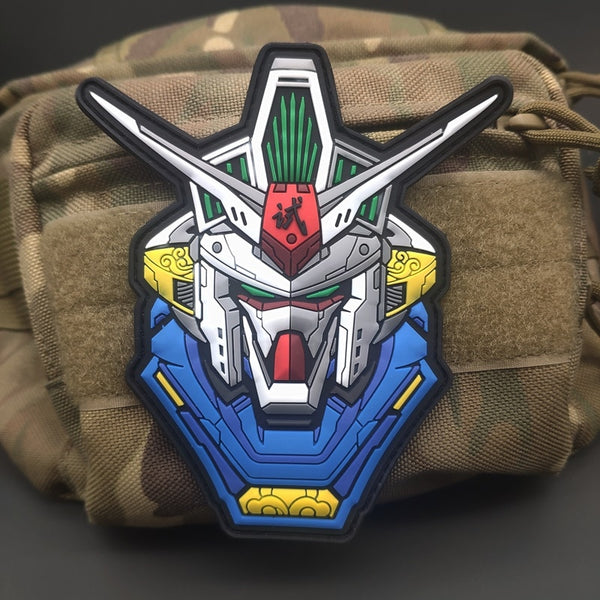 Mobile Suit Gundam 'Physalis Head | Luminous' PVC Rubber Velcro Patch