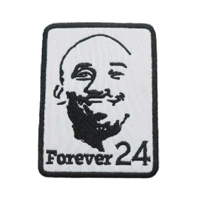 Basketball Player 'Kobe Bryant | Forever 24' Embroidered Patch