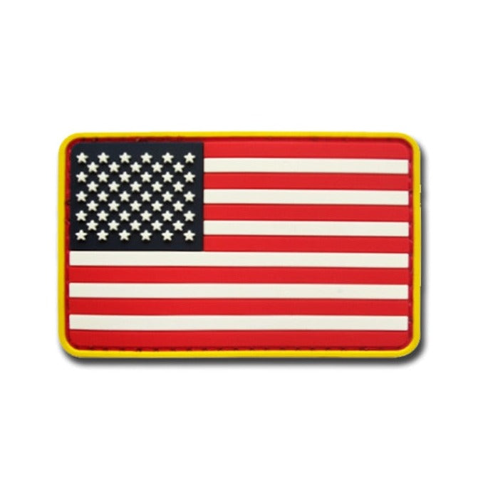 American Flag '5.0' PVC Rubber Velcro Patch