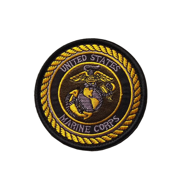 United States Marine Corps 'Eagle Anchor Globe Logo' Embroidered Velcro Patch