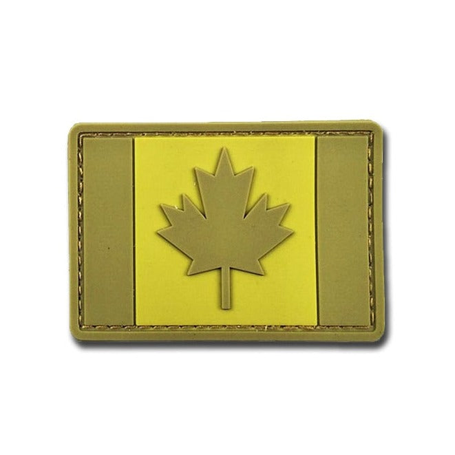 Canada Flag '4.0' PVC Rubber Velcro Patch