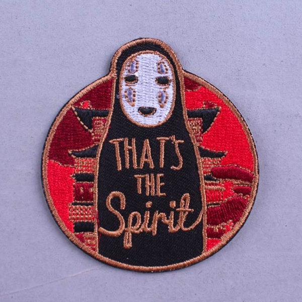 Spirited Away 'No-Face | That's The Spirit' Embroidered Patch