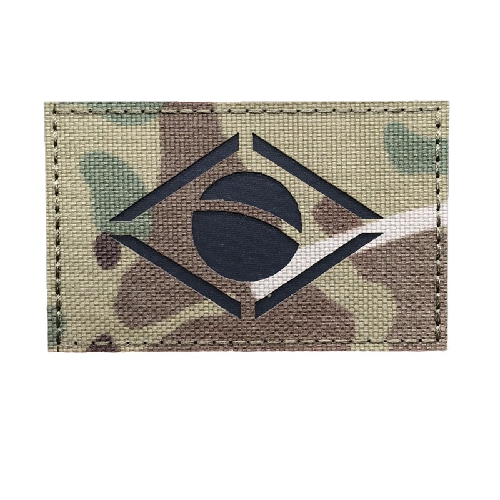 Military Tactical 'Brazil Flag Reflective' Embroidered Velcro Patch — Little Patch Co