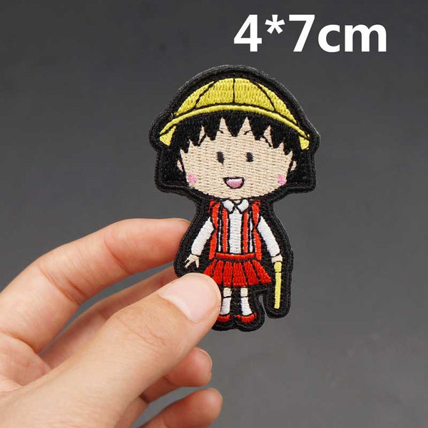 Chibi Maruko-chan 'Momoko Sakura | Yellow Hat' Embroidered Patch