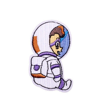 Space 'Astronaut Kid | Sitting' Embroidered Patch