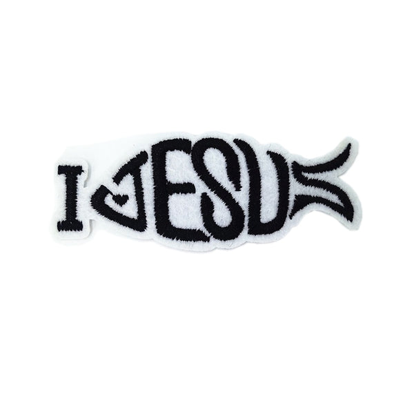 I Love Jesus Embroidered Patch