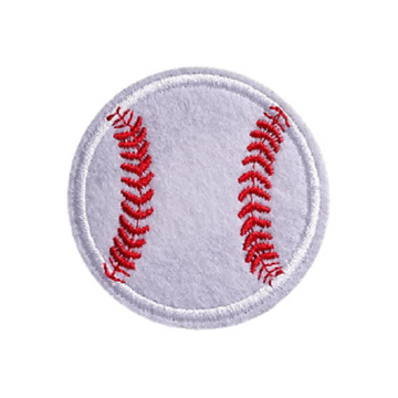 Baseball 'Ball' Embroidered Patch
