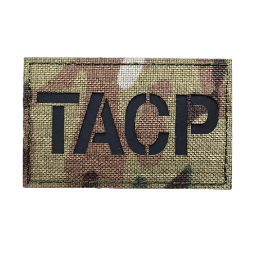 Military Tactical 'Air Force TACP | Reflective' Embroidered Velcro Patch