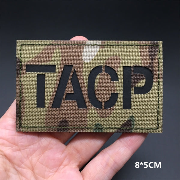 Military Tactical 'Air Force TACP | Reflective' Embroidered Velcro Patch