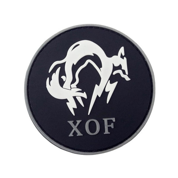 Metal Gear 'XOF Logo | 4.0' PVC Rubber Velcro Patch