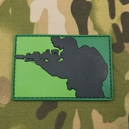 Cool 'Soldier | Pistol Rifle Gun 2.0' PVC Rubber Velcro Patch