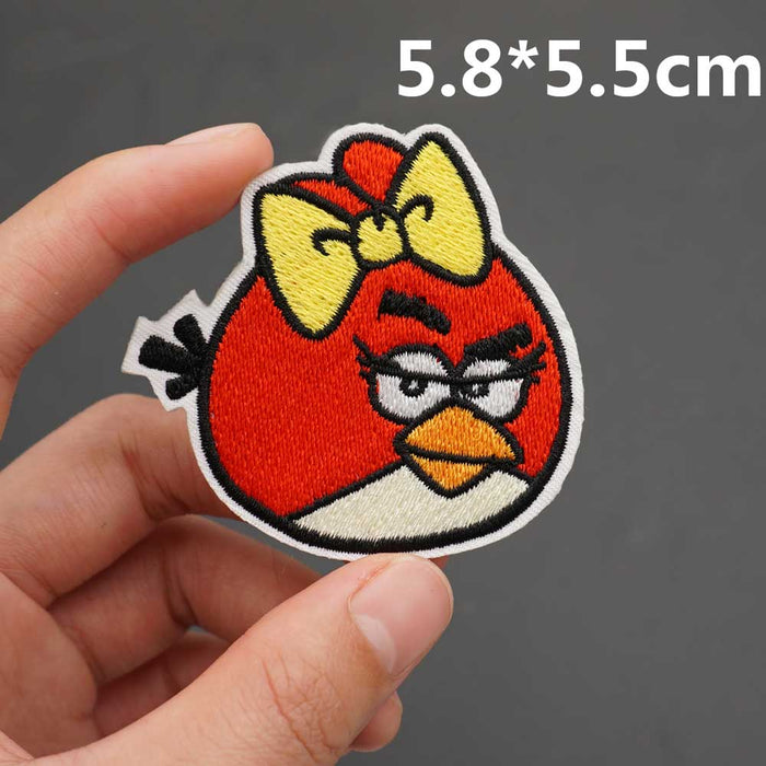 Angry Birds 'Ruby | Female Red Bird' Embroidered Patch