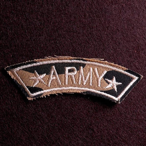 Military Tactical 'Army | Two Stars' Embroidered Patch