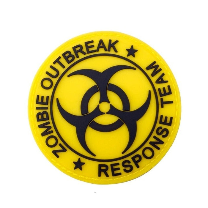 'Zombie Outbreak | Response Team | 1.0' PVC Rubber Velcro Patch