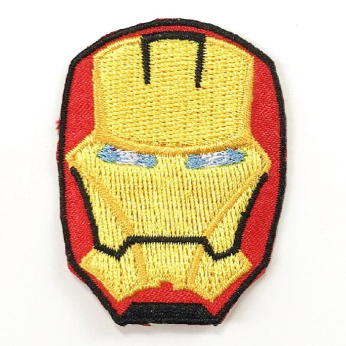 Iron Man 'Head' Embroidered Patch