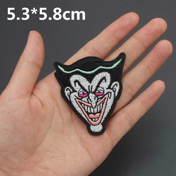 Joker 'Face | Laughing' Embroidered Patch