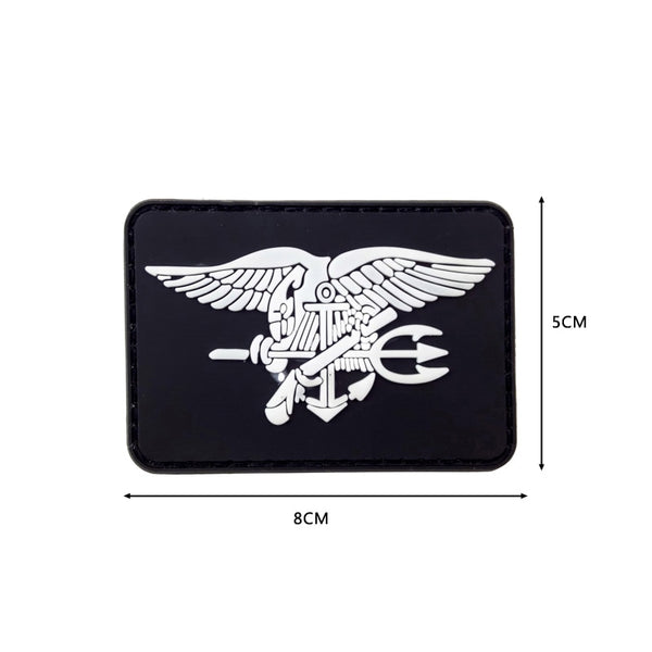 Military Tactical 'Navy Seal | Logo' PVC Rubber Velcro Patch