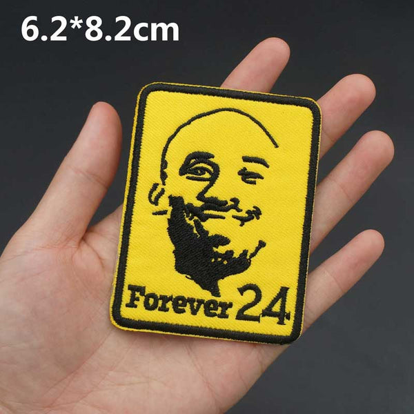 Basketball Player 'Kobe Bryant | Forever 24' Embroidered Patch