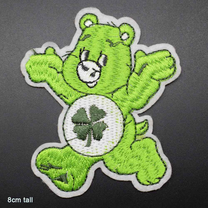 Good Luck Bear 'Four-Leaf Clover | Happy' Embroidered Patch