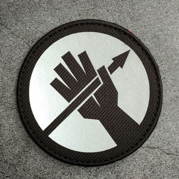 Red Scp Patch SCP Logo 'Red Right Hand | Reflective | 1.0' Embroidered Velcro Patch ...