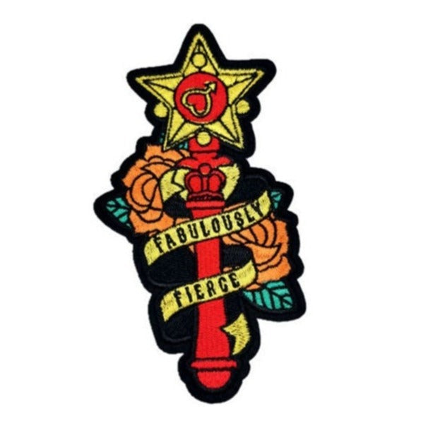 Sailor Moon 'Star Power Stick | Fabulously Fierce' Embroidered Patch