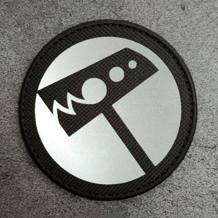 SCP Logo 'Hammer Down | Reflective | 1.0' Embroidered Velcro Patch
