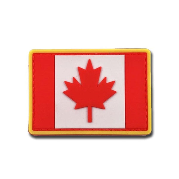 Canada Flag '3.0' PVC Rubber Velcro Patch