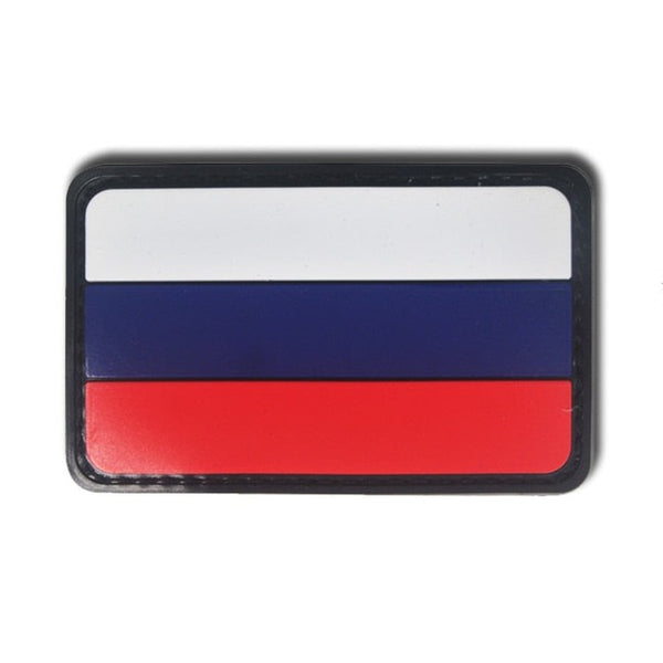 Russia Flag '1.0' PVC Rubber Velcro Patch