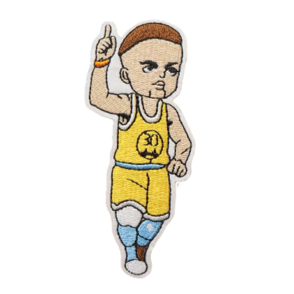 Basketball Player 'Stephen Curry' Embroidered Patch