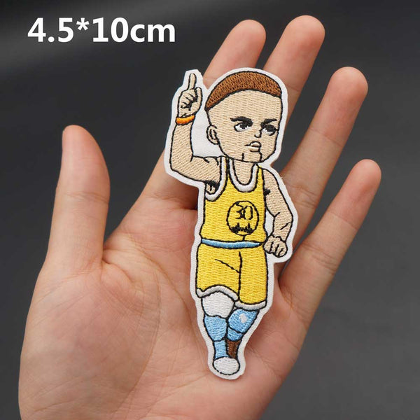 Basketball Player 'Stephen Curry' Embroidered Patch