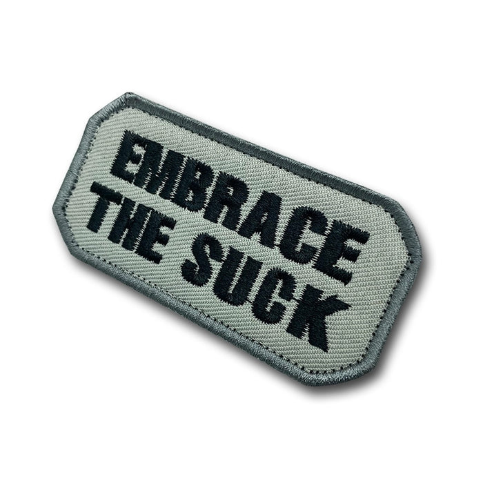Cool 'Embrace The Suck | 2.0' Embroidered Velcro Patch
