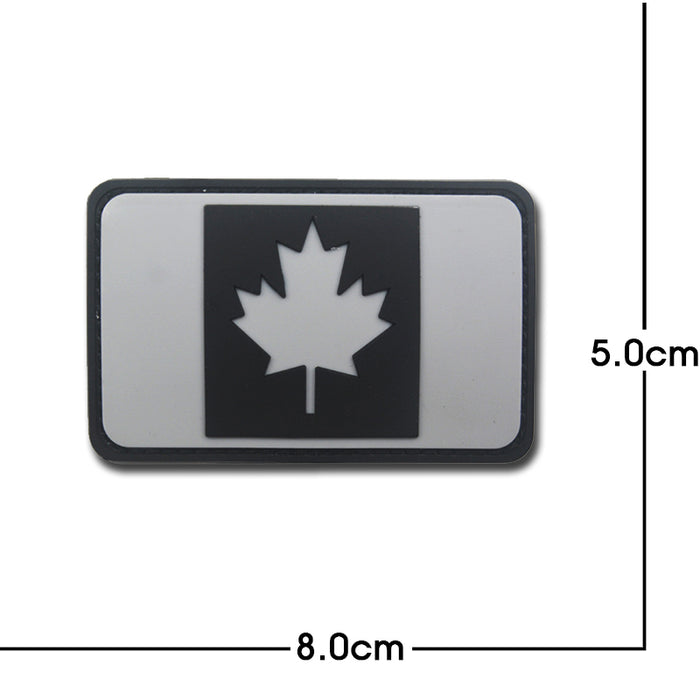 Canada Flag '2.0' PVC Rubber Velcro Patch