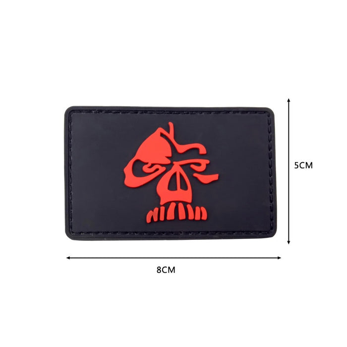 Skull 'Navy Seal Team Five | Bravo Platoon' PVC Rubber Velcro Patch