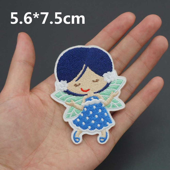 Cute 'Baby Girl | Dreaming' Embroidered Patch