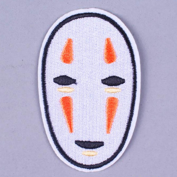 Spirited Away 'No-Face Mask' Embroidered Patch