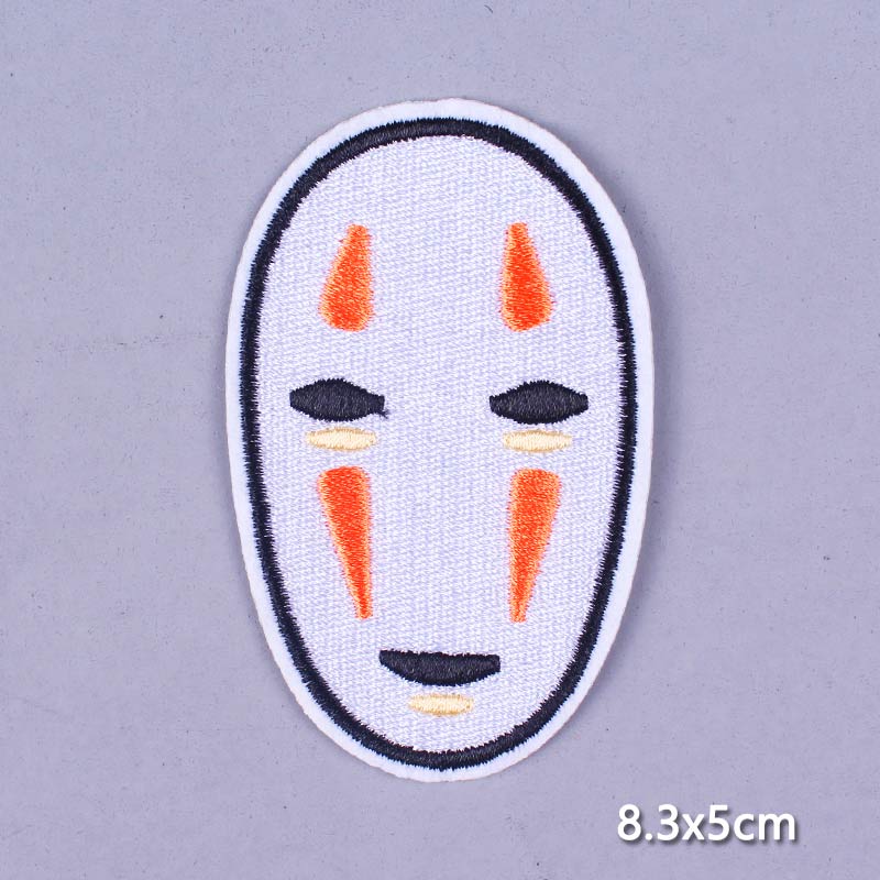 Spirited Away 'No-Face Mask' Embroidered Patch