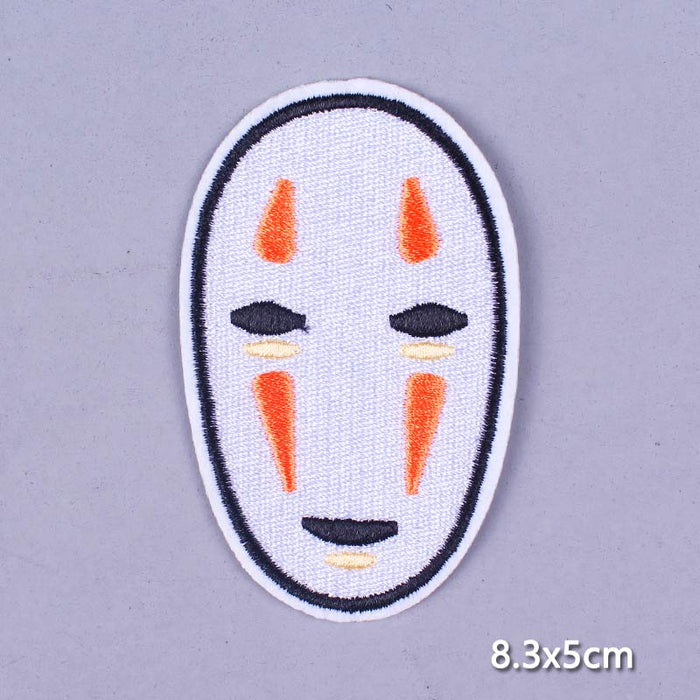 Spirited Away 'No-Face Mask' Embroidered Patch