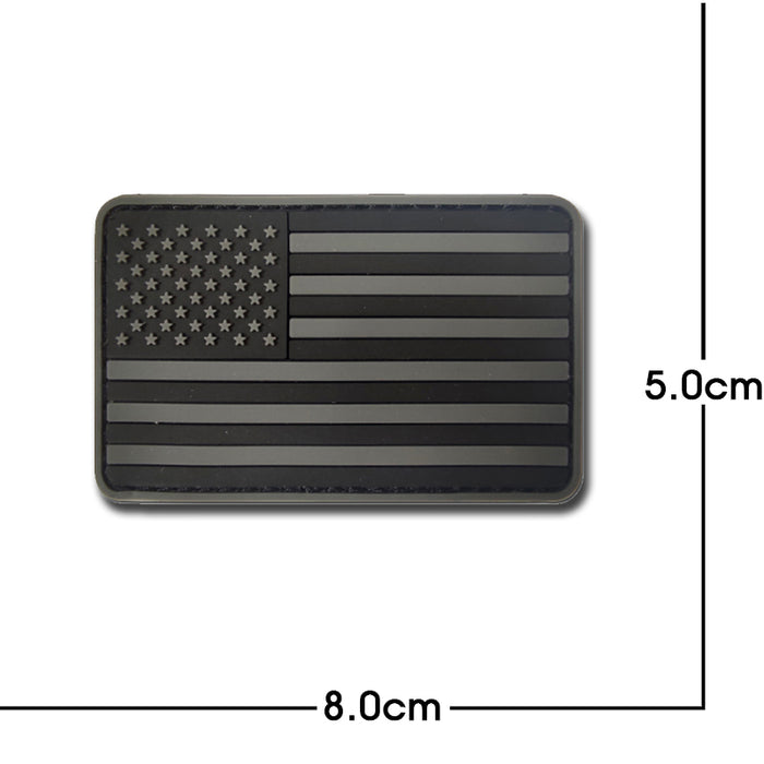 American Flag '2.0' PVC Rubber Velcro Patch