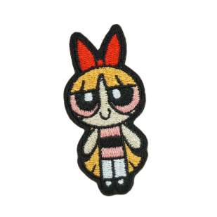 The Powerpuff Girls 'Blossom | Fiery Red-Orange Hair' Embroidered Patch