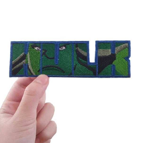 The Incredible Hulk 'HULK Letters' Embroidered Patch