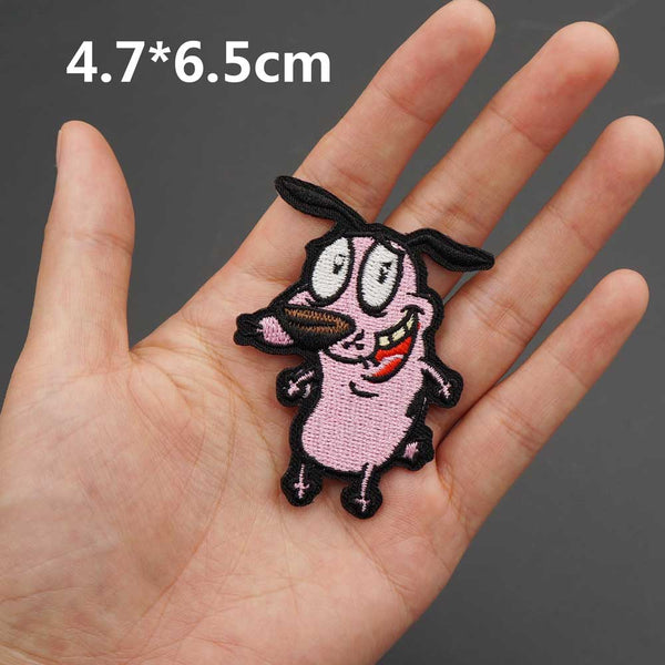 Courage the Cowardly Dog 'Happy Courage' Embroidered Patch