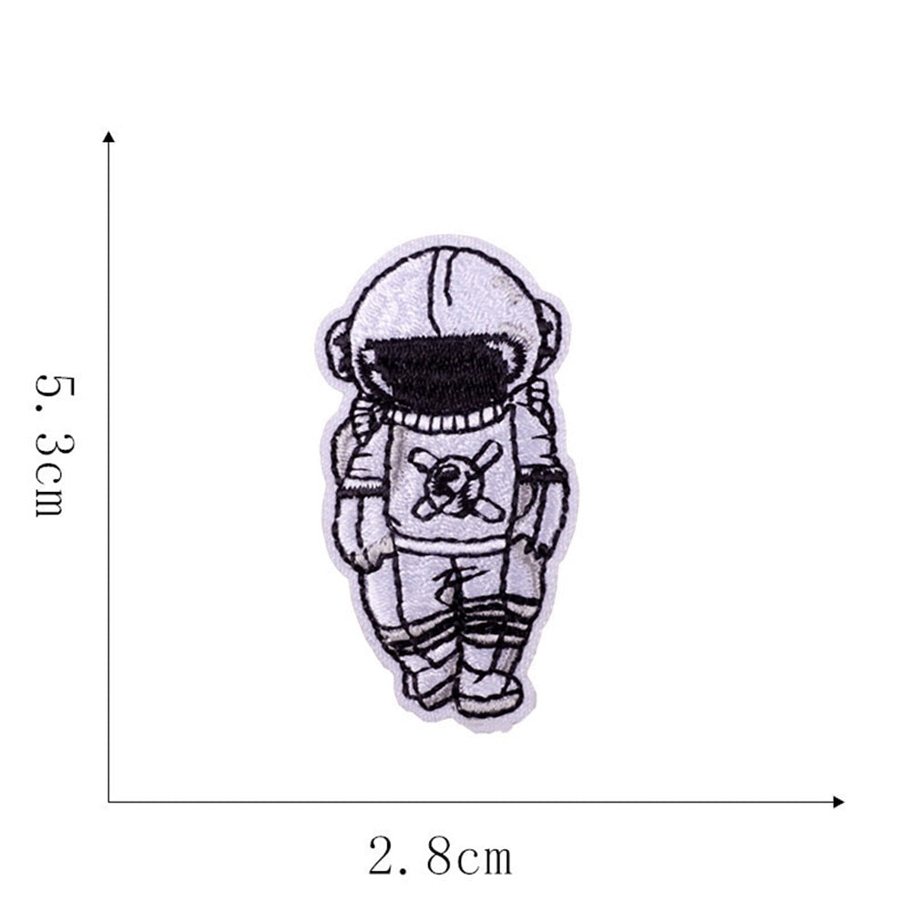 Astronaut 'Walking' Embroidered Patch