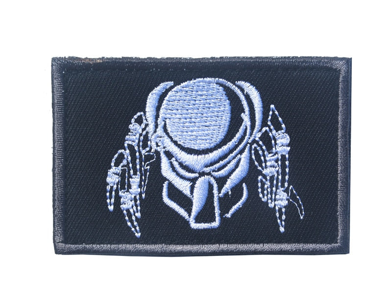 Predator 'Mask | 6.0' Embroidered Velcro Patch