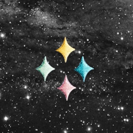 Space 'Colorful Stars' Embroidered Patch