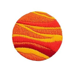 Planet 'Mars' Embroidered Patch