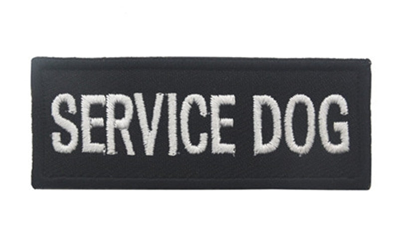 Service Dog Embroidered Velcro Patch