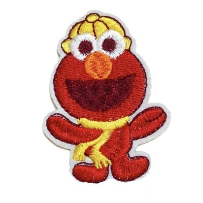 Sesame Street 'Elmo | Yellow Scarf And Hat' Embroidered Patch